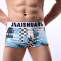 Men's Cotton Arrow Pants Men's Trendy Printed Arrow Pants Sexy Loose Boxer Briefs