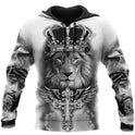 European And American Men's Fashion 3D Printed Pullover Sweatshirt