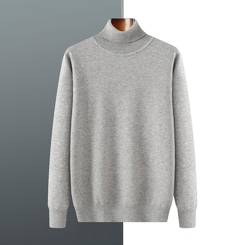 Men's Knitted Pullover Long-sleeved Sweater