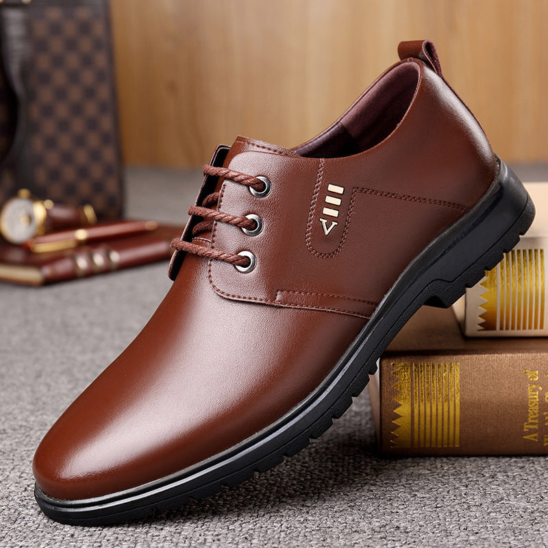 Leather Shoes Men's Business Casual Pumps