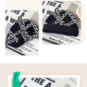 Hip Hop Warm Leisure Y2g Gothic Flower Knitted Hat