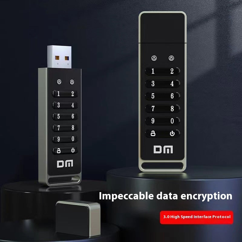 Intelligent Digital Button Encryption High-speed USB30 File Confidentiality Protection Security