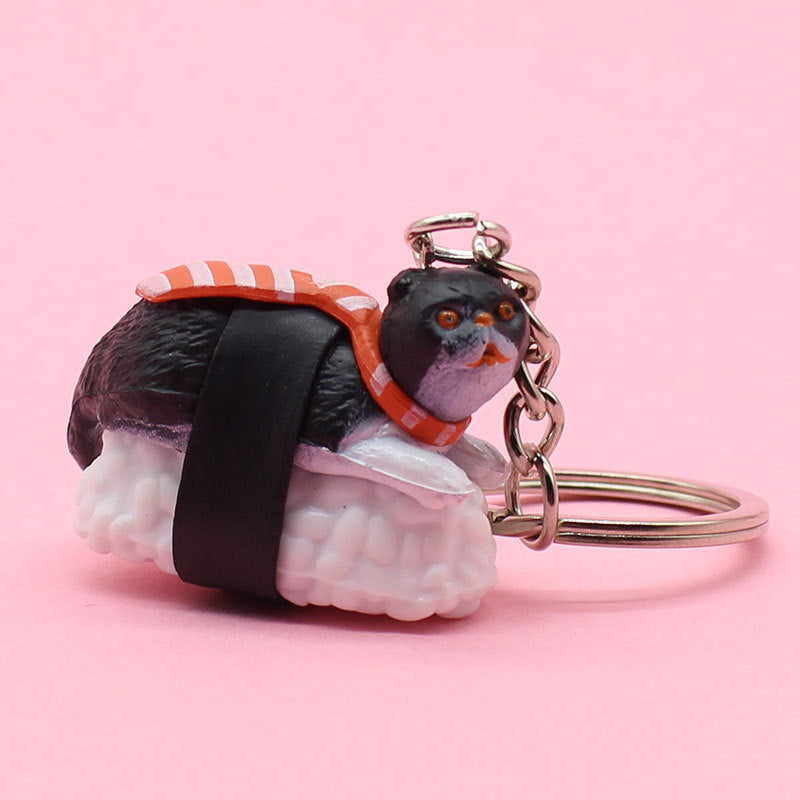 Cute Sushi Cat Bag Clothing Pendant