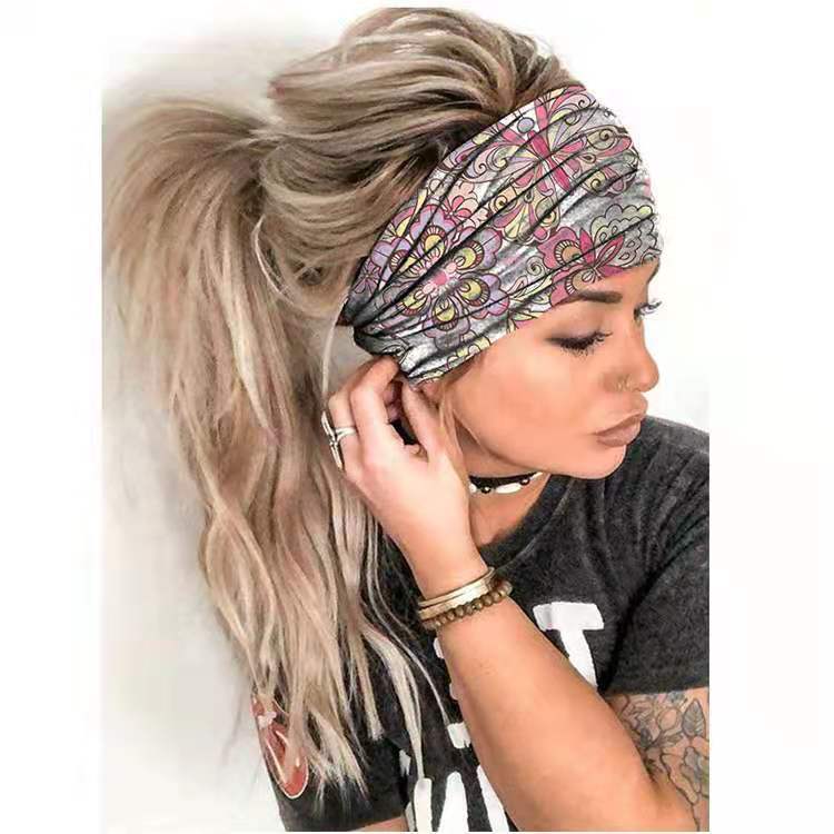 Headscarf For Women Summer New Manufacturers Yoga Width Hair Band