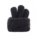 Outdoor Men's Split Finger Knitted Woolen Warm Gloves