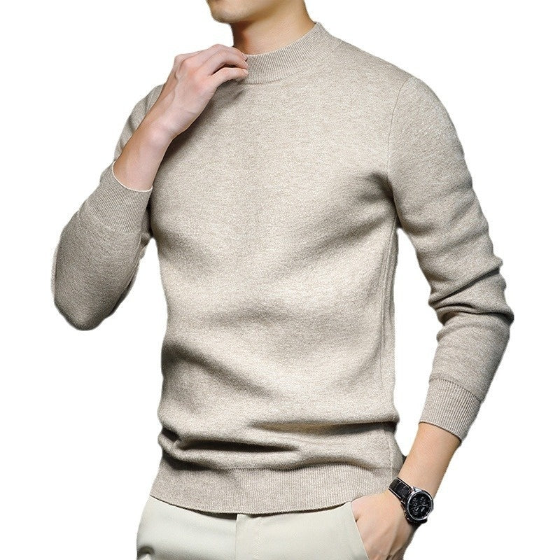 Men's Sweater Worsted Sweater Knitted Long Sleeve