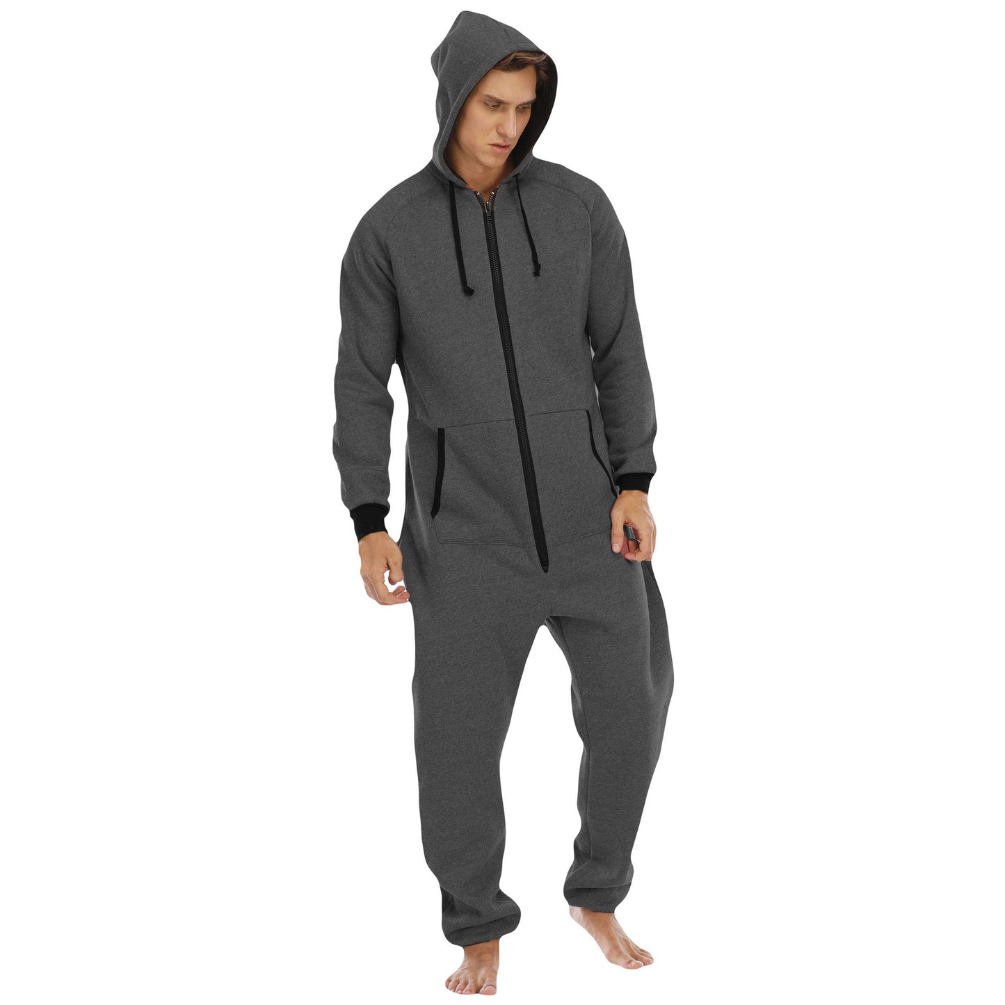 Men's Thick David's Fleece Jumpsuit