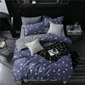 Four-piece Bed Set Blue Night Sky Bed Sheet Quilt Cover Single Double