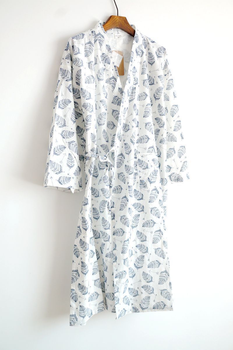 Men's Fashion Home Wear Cotton Nightgown