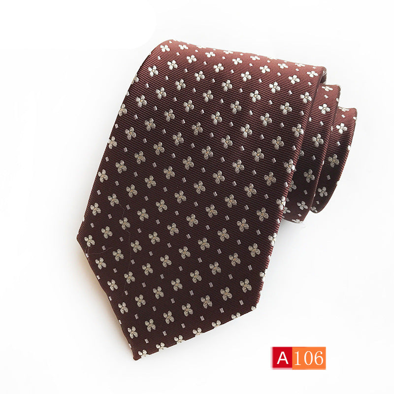 Men's Casual Formal Wear Polyester Jacquard Tie