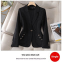 Women's Black Suit Jacket With Advanced Design