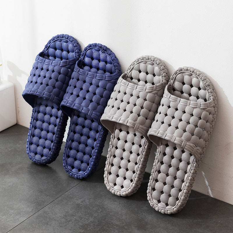 Unsex Home Shoes Hollow Out Bathroom Slippers Men Women