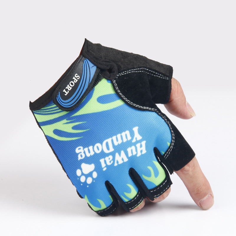 Cycling half finger gloves