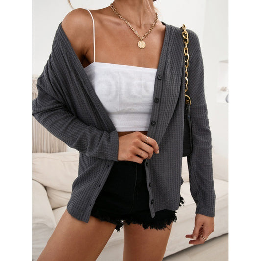 Casual Single-breasted Sweater Cardigan Small Coat