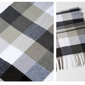 Stylish And Versatile Men's Plaid Warm Scarf