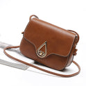 Retro Women's Hardware Turn Buckle Crossbody Shoulder Bag