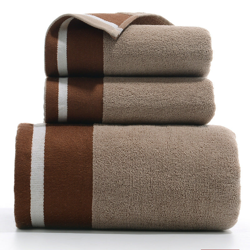 Pure Cotton Towels Three-piece With Hand Bath Towel Class