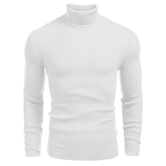 Men's Slim-fit Turtleneck Long-sleeved Sweater