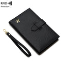 RFID Anti-magnetic Passport Holder Multifunctional Long Ladies Wallet