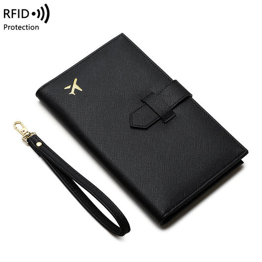 RFID Anti-magnetic Passport Holder Multifunctional Long Ladies Wallet