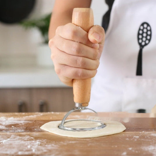 Creative Stainless Steel Round Side Flower Biscuit Mold