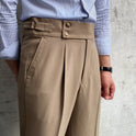 New Men's Naples High Waist Drooping Straight Autumn Leisure Pants