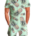 European and American men's summer short-sleeved suit