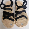 New Sandals Women's Imitation Straw Travel Beach