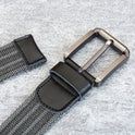 Men's Pin Buckle Polyester Woven Pants Canvas Belt