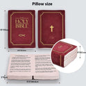 Home Decor Christmas Bible Plush Toy Doll Pillow