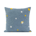 Ins Blue Planet Embroidered Pillow Living Room Sofa Cushion