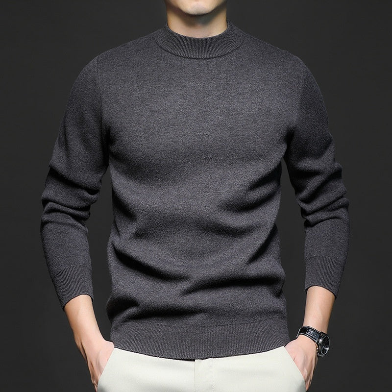 Men's Sweater Worsted Sweater Knitted Long Sleeve