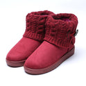 Snow boots autumn and winter new warm cotton boots thick wool tube flat student shoes women high to help soft bottom boots