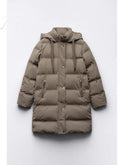 Cotton Jacket Hooded Slim Fit Slimming And Warm Long Bread Coat