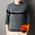 Winter Fleece-lined Warm Sweater Clothes Men