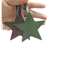 Leather Five-pointed Star Keychain Pendant Bag Ornament