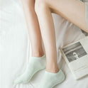Versatile solid color socks for women