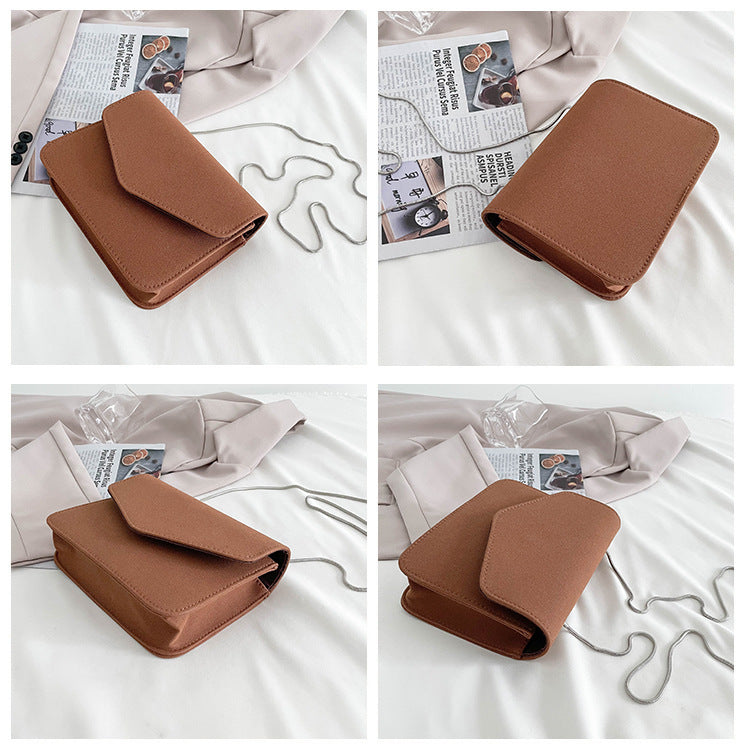 Fashion Leather Shoulder Messenger Small Square Bag