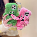 Funny Sticking Tongue Out Cartoon Plush Suitable Phone Case Drop-resistant