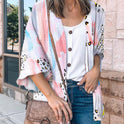 Women's Fashion Printing Coat Top