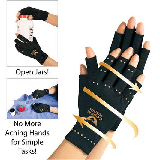 Copper Compression Therapy Hand Gloves