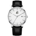 Calendar Quartz Men's Fashion Casual Belt Watch