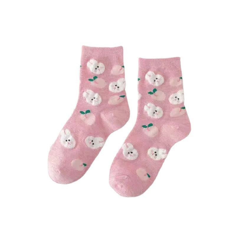 Women's Cute Cartoon Bear Socks