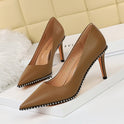 Thin women's high heel shoes