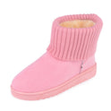 Flanging wool flat bottomed cotton boots student shoes