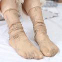 Lace Breathable Fairy Socks Transparent Mid-calf