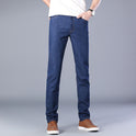 Men's Slim Jeans Business Straight Micro Elastic