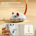 Cat Toys Self-Hi Relieving Stuffy Electric Mouse Cat Pole Toy Pet Products