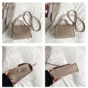 Women's Simple Portable Crossbody Felt Small Square Bag