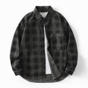 Fashion Personality Autumn Plaid Shirt Men